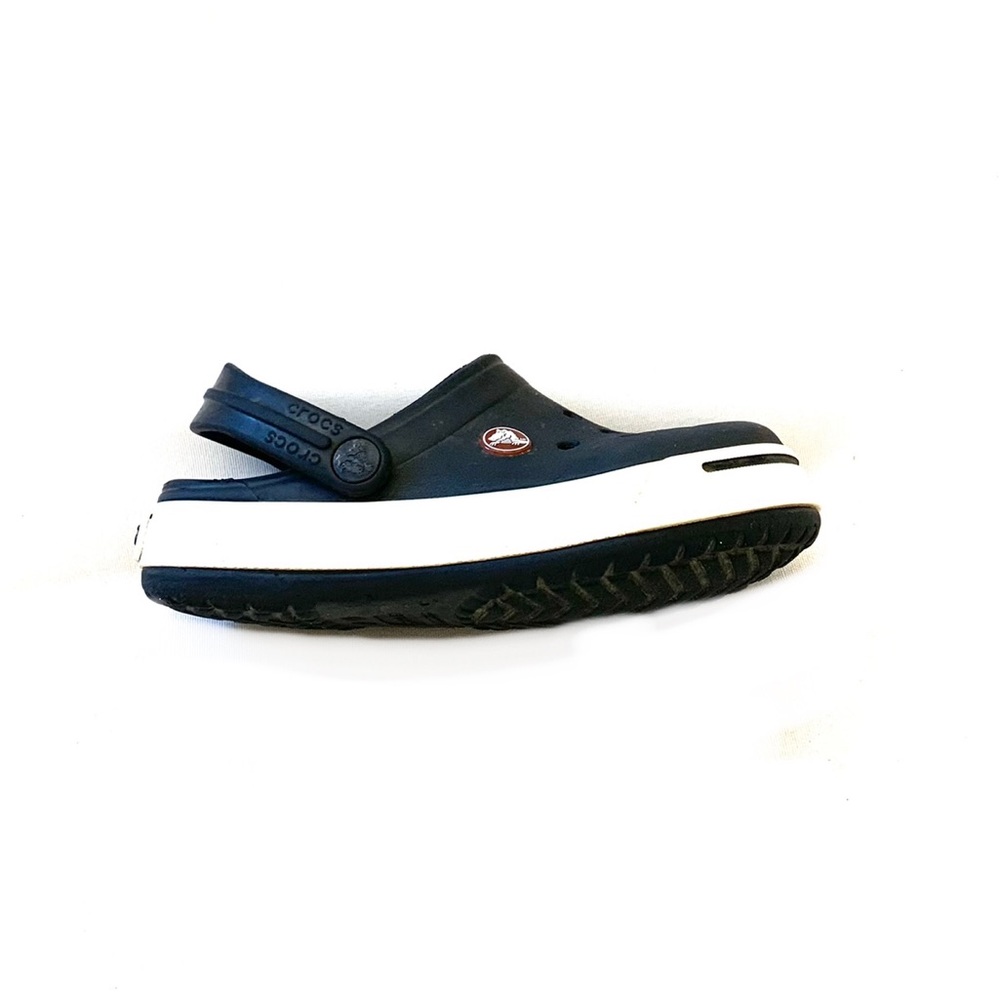Crocs kids black and white size 1 boys girls